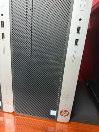 4- HP ProDesk Ordenador Sobremesa y 4 Impresoras