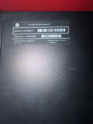 4- HP ProDesk Ordenador Sobremesa y 4 Impresoras