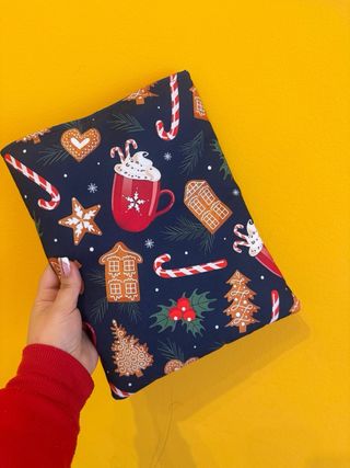 Funda de tela grande para libro.