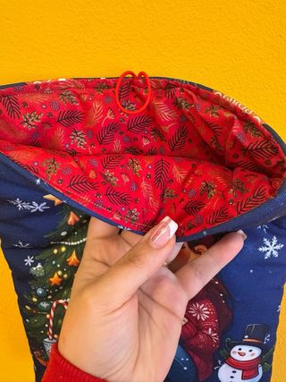 Funda de tela grande para libro.