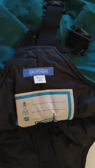 Peto nieve esquí Decathlon 4-5 años 102cm