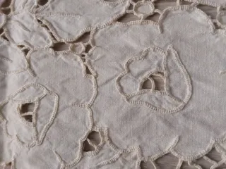 Cortinas estor hilo bordado a mano