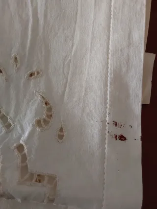 Cortinas estor hilo bordado a mano