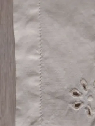 Cortinas estor hilo bordado a mano