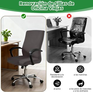 Funda Silla Oficina Gris
