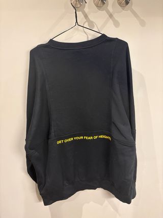 Sudadera Nike Air Negra cropped - talla XL