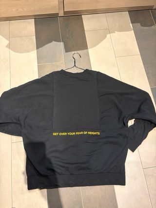 Sudadera Nike Air Negra cropped - talla XL