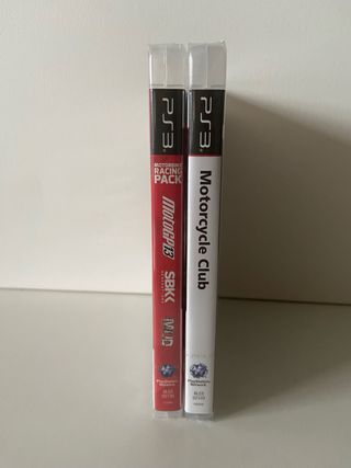 PS3 Motorcycle Club y MotoGP 13 precintados