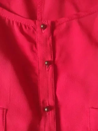 Blusa Stradivarius Roja Talla S