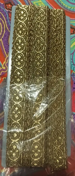 Pasamanería Arte Algodón Metal 34% 3cm