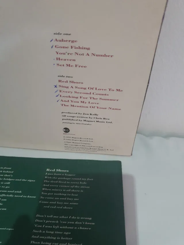 Vinilo Chris Rea Auberge 1991 UK WB