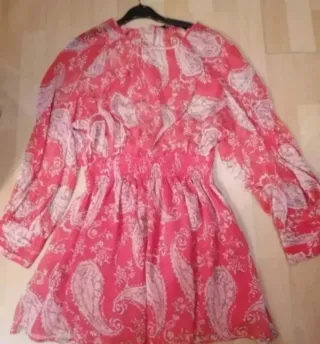 Vestido Zara estampado paisley
