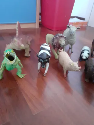 Animali plastica assortiti