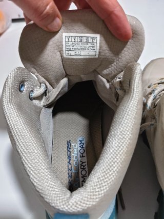 Botas Skechers Trekking Talla 38 Beige/Verde