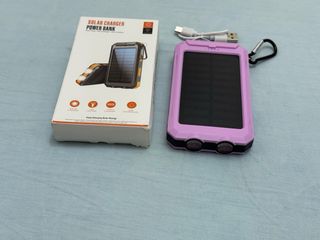 Cargador Solar Power Bank LED Linterna