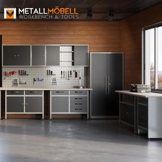 METALLMÖBELL Organizador Herramientas Pared 4 Pane