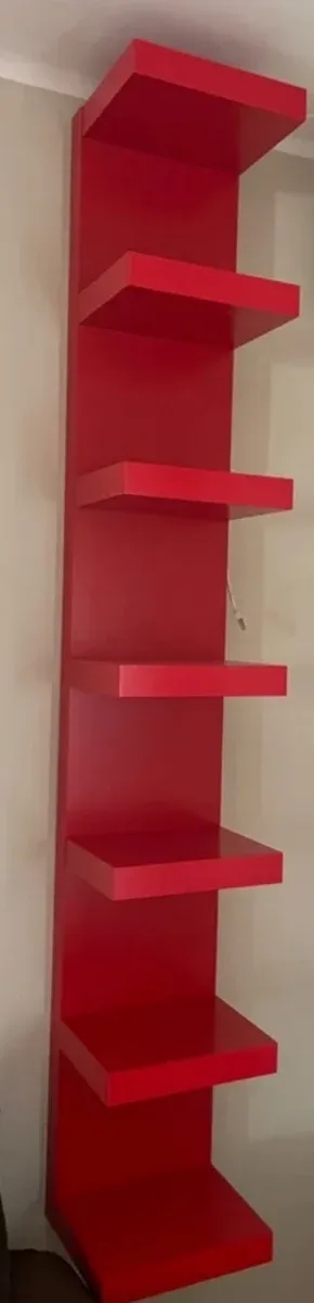 Estantería LACK Ikea Roja