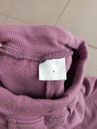 Pantalone lilla 6 anni tuta