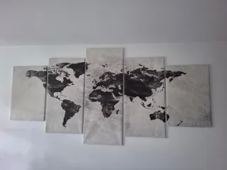 Cuadro Mapa del Mundo