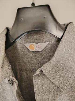 Camicia Carhartt Uomo Grigia Maniche Corte
