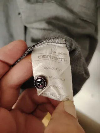 Camicia Carhartt Uomo Grigia Maniche Corte