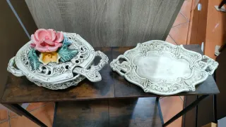 Sopera con Cuchara y Bandeja Decorativa 640513971