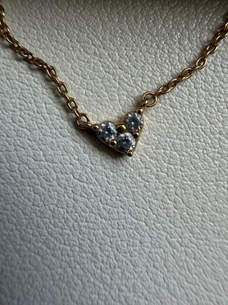 Collar Pandora Corazón Dorado Nuevo