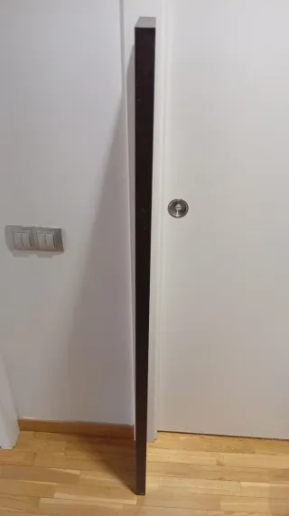 3 Estanterías de madera melanina wengué