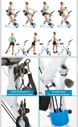 Bicicleta Estática Skandika Foldaway X-3000