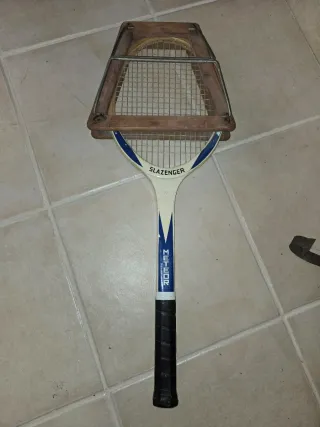 Raqueta de tenis Slazenger Meteor madera