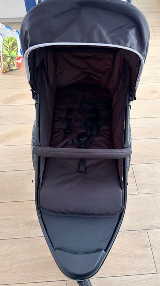 Silla de paseo 3 ruedas negra