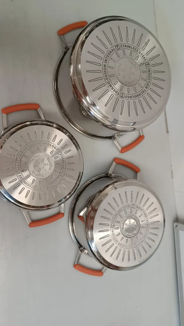 Juego Ollas Tefal 18,20,24cm W20Y6357