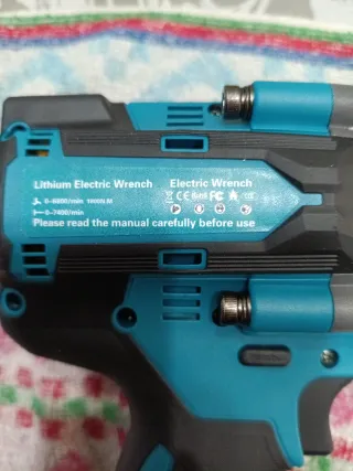 Pistola Impacto 1800 Newton 2 Baterías 3 amperios