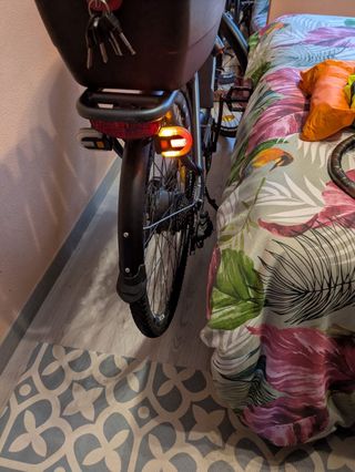 Bicicleta Eléctrica con Maletero