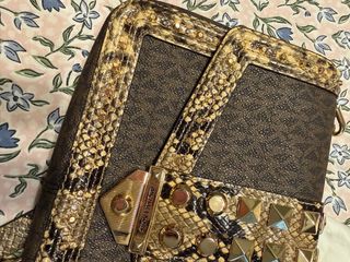 Bolso Michael Kors Marrón y Dorado