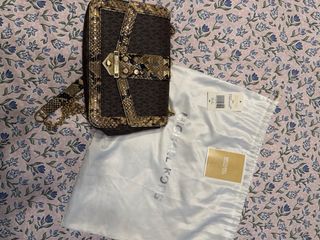 Bolso Michael Kors Marrón y Dorado