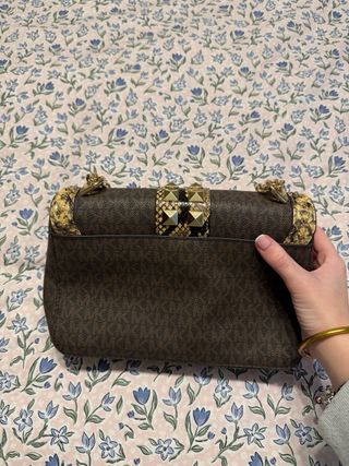 Bolso Michael Kors Marrón y Dorado