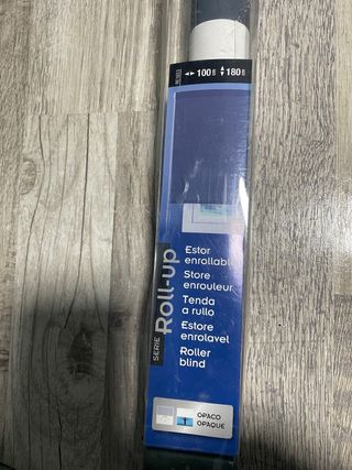Estor enrollable opaco 100x180 caja sin abrir