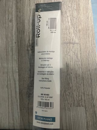 Estor enrollable opaco 100x180 caja sin abrir