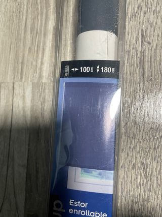 Estor enrollable opaco 100x180 caja sin abrir