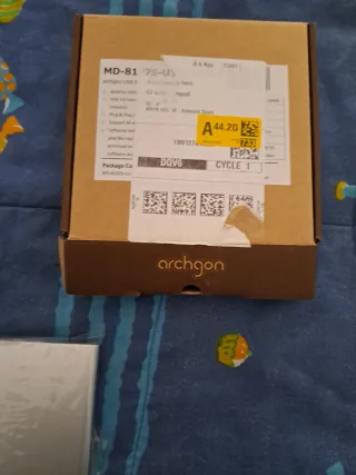 Grabadora Blu-ray 4K Archgon Plata, externa PC