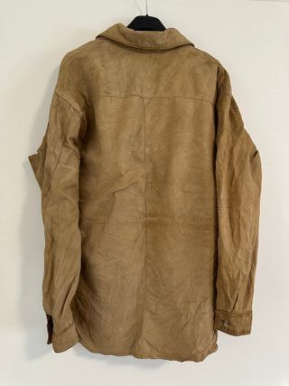 Camicia effetto camoscio stile safari