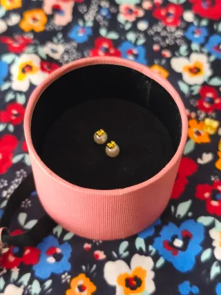 Pendientes Tous Perlitas Osito Plata 925