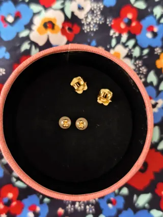 Pendientes Tous Perlitas Osito Plata 925