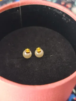 Pendientes Tous Perlitas Osito Plata 925