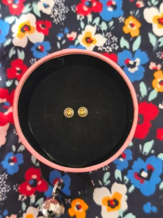 Pendientes Tous Perlitas Osito Plata 925