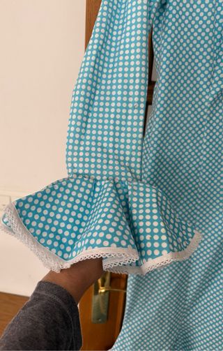 Vestido Flamenca Romería Azul