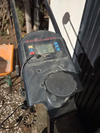 Máquina de esquí antigua