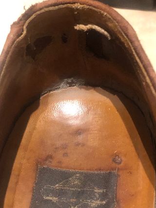 Zapatos Lotusse Ante Marrón Talla 43.5