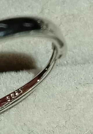 Anillo Plata Ley 925 Corazón Rojo